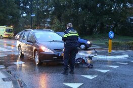 Fietser gewond bij ongeval in Huizen