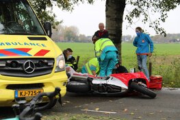 Motorrijder gewond na ongeval in Naarden