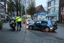 Flinke botsing met Porsche in Bussum