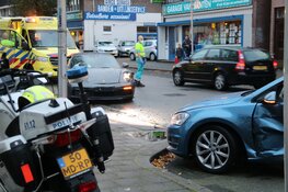Flinke botsing met Porsche in Bussum