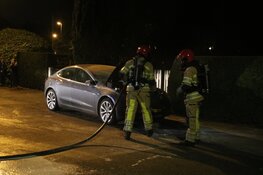 Elektrisch voertuig uitgebrand in Bussum