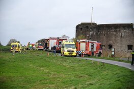 Ernstig ongeval in Muiden met vrachtwagen