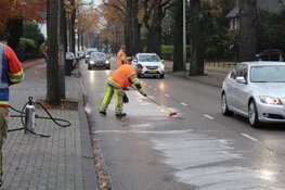Brandstofspoor op Brinklaan Bussum