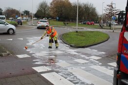 Brandstofspoor op Brinklaan Bussum