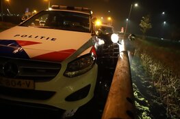 Gestolen scooter klemgereden na achtervolging vanaf Muiden