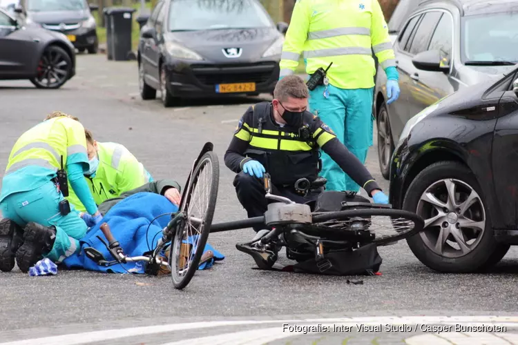 Fietser aangereden in Huizen