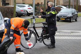 Fietser aangereden in Huizen
