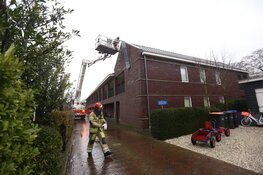 Stormschade aan woning in Blaricum