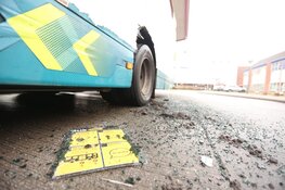 Twee bussen gebotst in Huizen