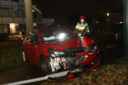 Automobilist aangehouden na crash in Blaricum