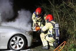 Gestolen auto brandt uit in Bussum