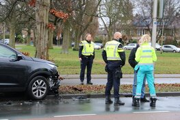 Veel schade na ongeval in Bussum