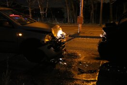 Veel schade na ongeval in Bussum