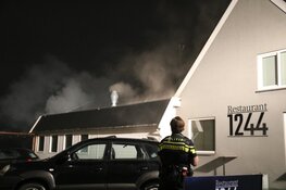 Felle brand bij restaurant in Ankeveen