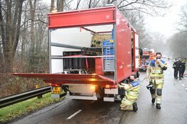 Brand in woning Laren