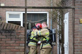Brand op zolder van woning in Naarden