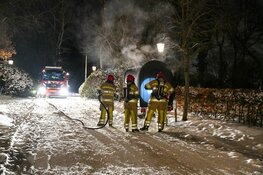 Aanhanger in brand in Loosdrecht