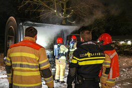 Aanhanger in brand in Loosdrecht