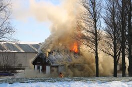 Flinke brand in scoutinggebouw Naarden