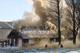 Flinke brand in scoutinggebouw Naarden