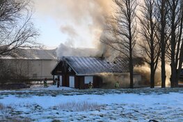 Flinke brand in scoutinggebouw Naarden