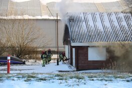 Flinke brand in scoutinggebouw Naarden