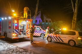 Brand op rieten dak in Blaricum