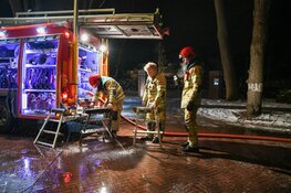 Brand op rieten dak in Blaricum
