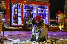 Brand op rieten dak in Blaricum