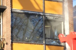 Flinke brand in woning in Hilversum