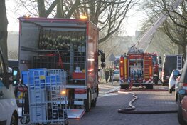 Flinke brand in woning in Hilversum