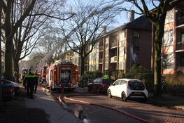 Flinke brand in woning in Hilversum