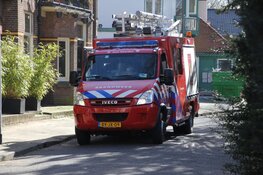 Brand in elektra huisje in Bussum
