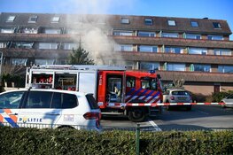 Brand in woning Bussum