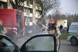 Auto in brand op de Stephensonlaan in Hilversum