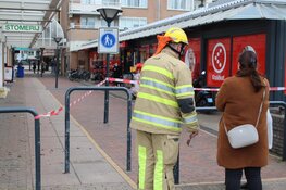 Winkelcentrum afgesloten vanwege storm