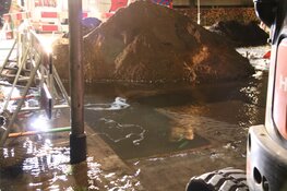 Willemslaan Bussum onder water na werkzaamheden