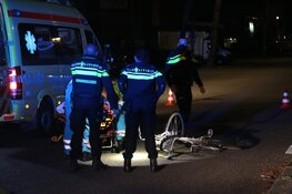 Aanrijding tussen auto en fietser Huizen