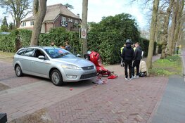 Aanrijding scooter met auto in Blaricum