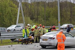 Ernstig ongeval op de A6 bij Naarden