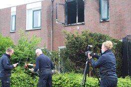Forensische opsporing onderzoekt brand Huizen