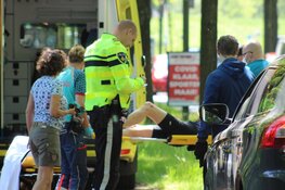Botsing tussen fietser en scooter Huizen