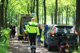 Botsing tussen fietser en scooter Huizen