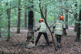 Brandweer voorkomt mogelijke bosbrand in Huizen