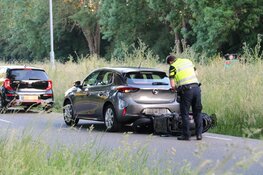 Motorrijder gewond in Naarden