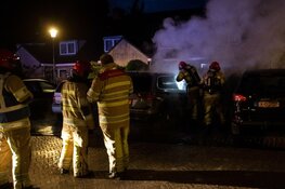Autobrand in Blaricum, politie maakt plaats delict