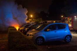 Autobrand in Blaricum, politie maakt plaats delict