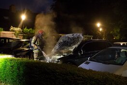 Autobrand in Blaricum, politie maakt plaats delict