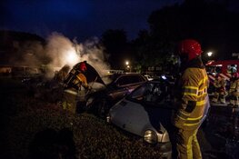Autobrand in Blaricum, politie maakt plaats delict