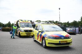 Ernstig ongeval op parkeerterrein van tuincentrum Kortenhoef